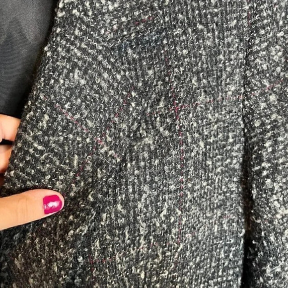 Vintage wool boucle button blazer - Picture 4 of 6